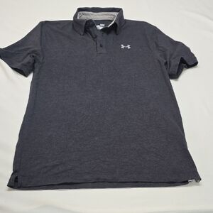 Under Armour Gray Performance Loose Fit Polo Shirt
